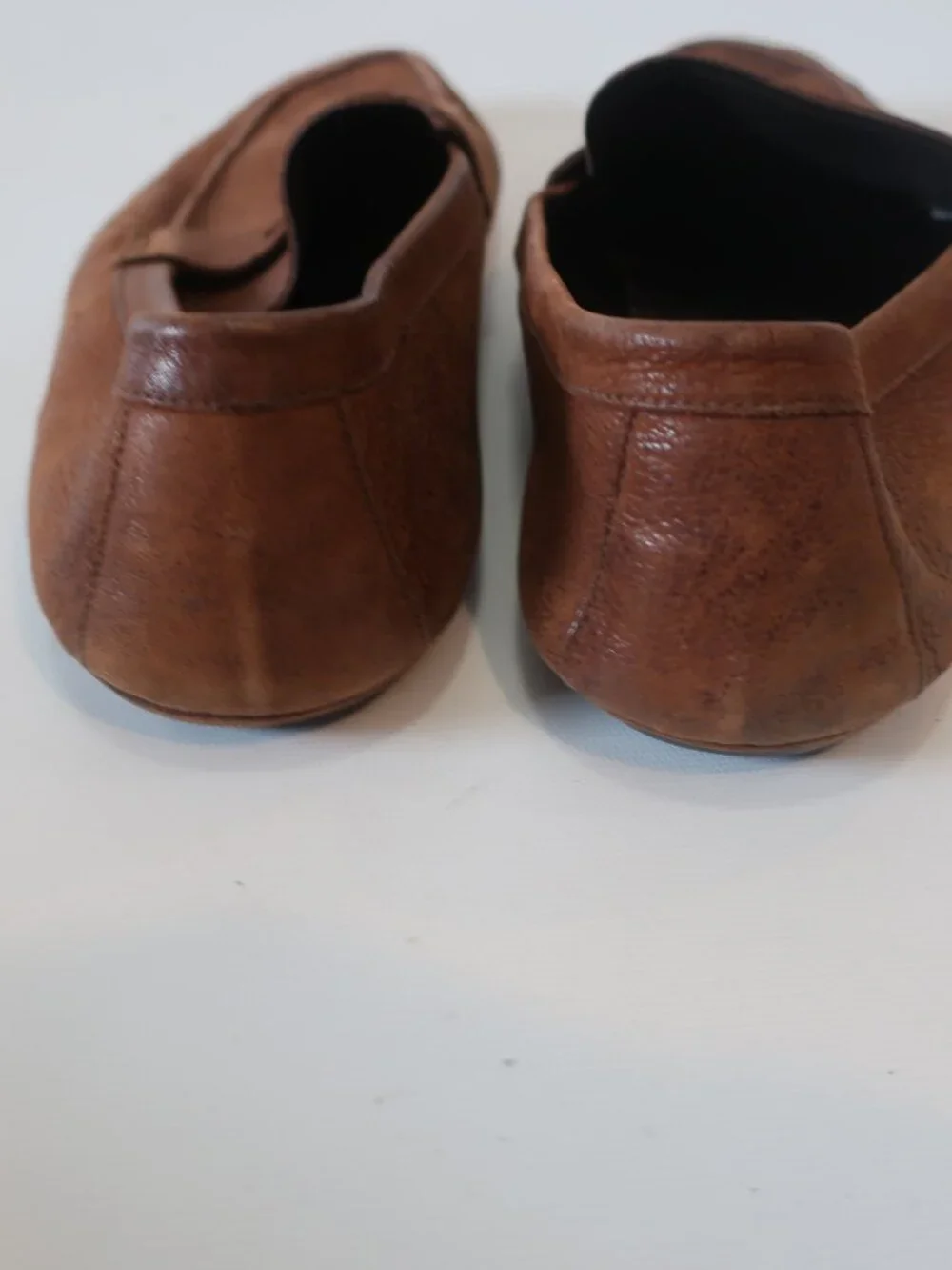 Mens Prada Brown Leather Slip On Loafers 11 - Picture 8 of 11